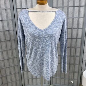 Source Unknown Light Blue Long Sleeve Top, Size Small